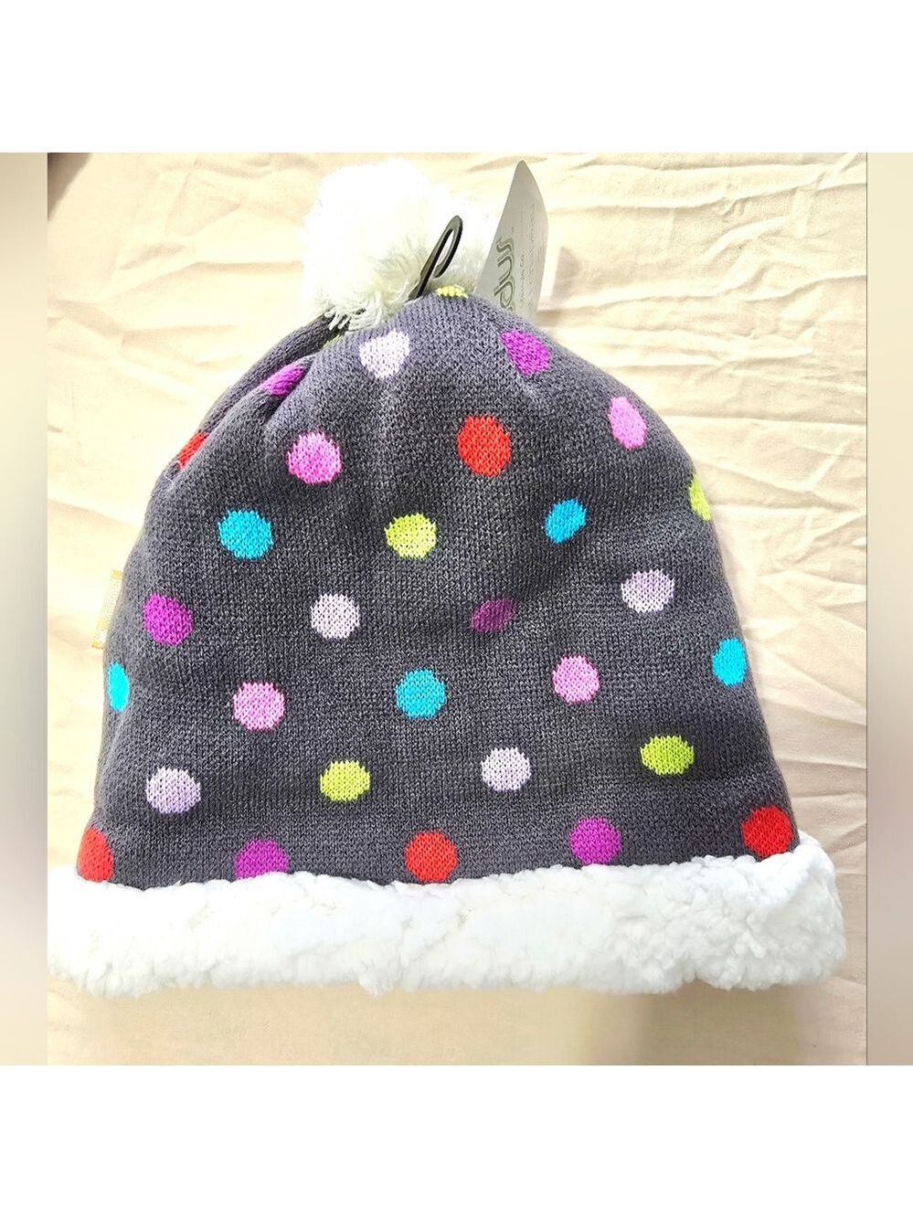 NEW! Pudus Winter Beanie Hat With Pompom